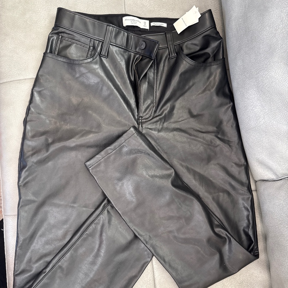 Abercrombie Vegan Leather Pants